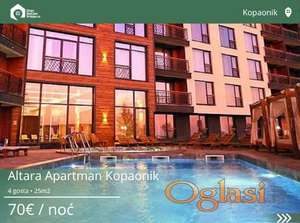 Stan Na Dan Kopaonik Altara Apartman Kopaonik